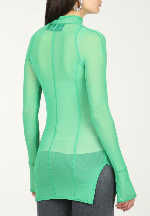 лонгслив  из италии вид сбоку