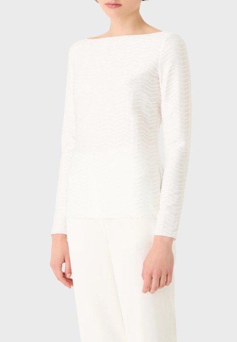 лонгслив  из италии вид сбоку