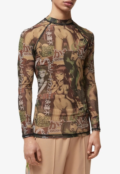 лонгслив  из италии вид сбоку