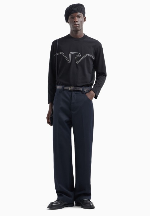 лонгслив  от бренда emporio armani вид слева