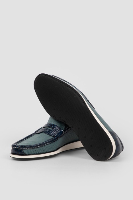 мокасины  классического стиля с лицевой стороны