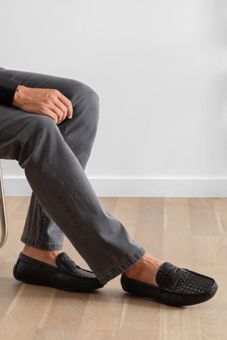 мокасины  от бренда fargoni вид слева