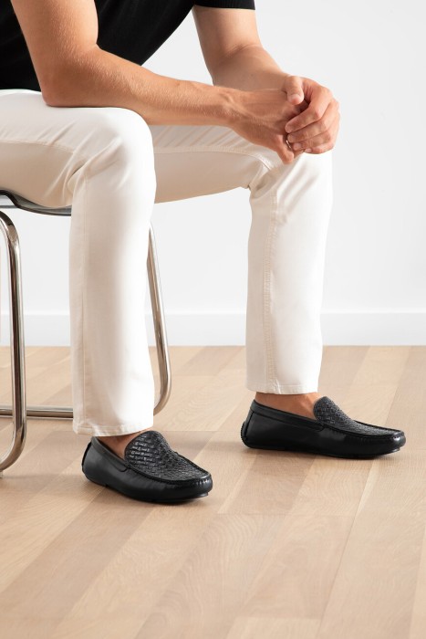 мокасины  от бренда fargoni вид слева