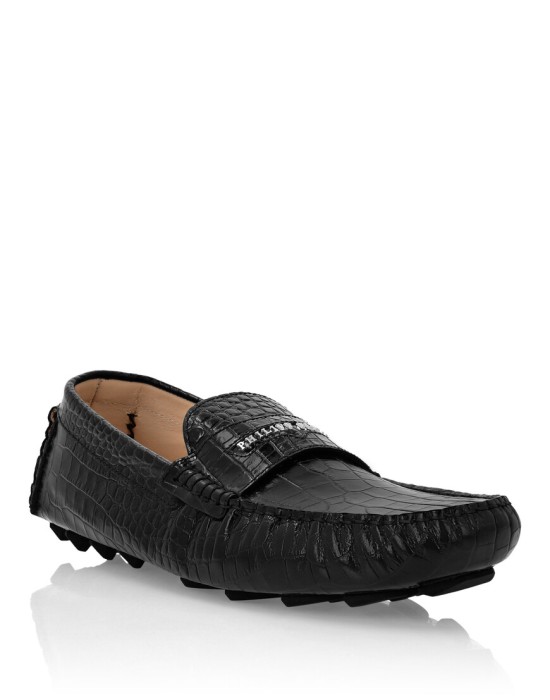 мокасины  от бренда philipp plein вид слева