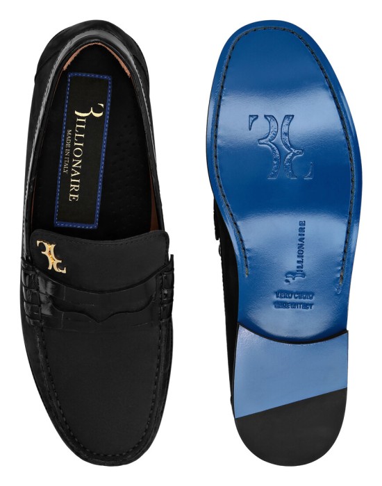 мокасины  из италии вид сбоку