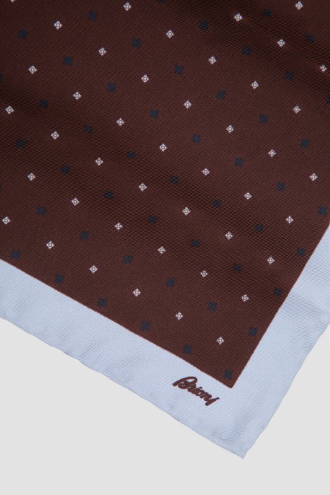 набор: галстук+платок  из шелка спереди