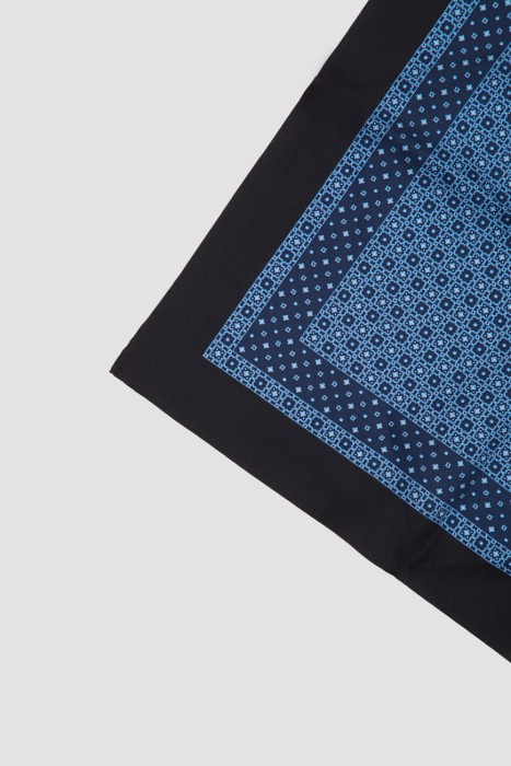 набор: галстук+платок  из шелка спереди