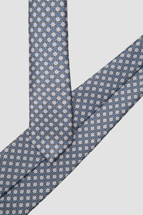 набор: галстук+платок  из италии вид сбоку