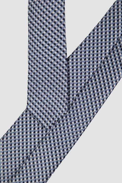 набор: галстук+платок  из шелка спереди