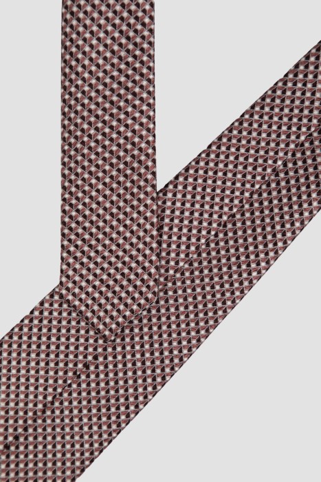 набор: галстук+платок  из шелка спереди