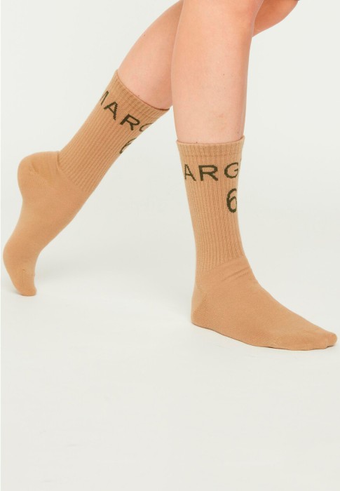 носки  от бренда mm6 maison margiela вид слева