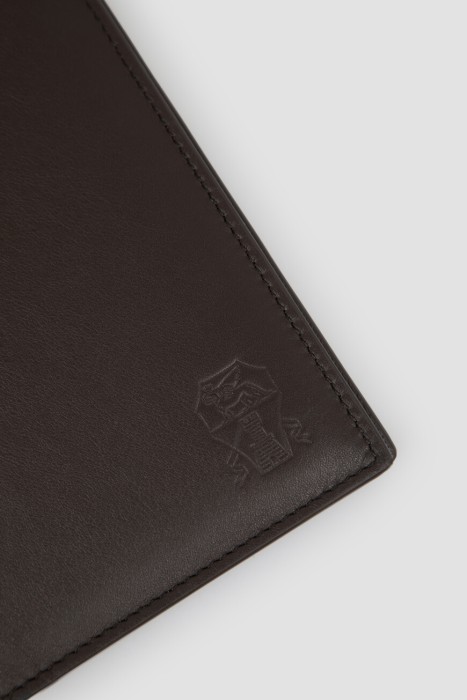 обложка для паспорта   из льна спереди