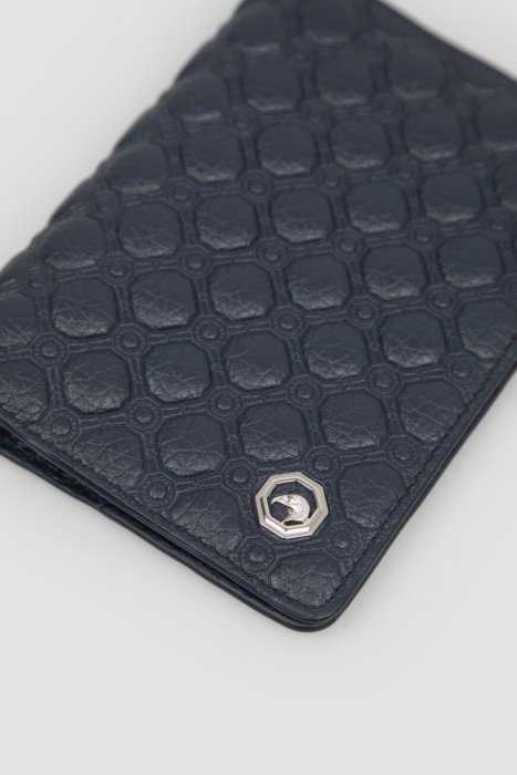 обложка для паспорта  из кожи спереди