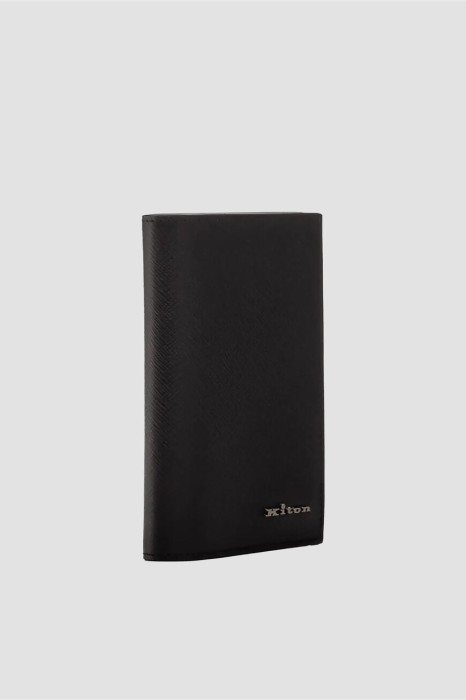 обложка для паспорта  от бренда kiton вид слева