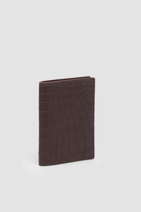 обложка для паспорта  от бренда fargoni вид слева