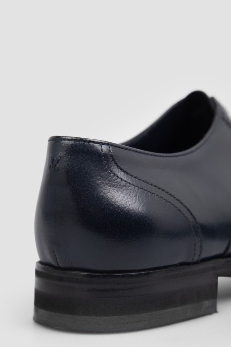 оксфорды  из кожи спереди