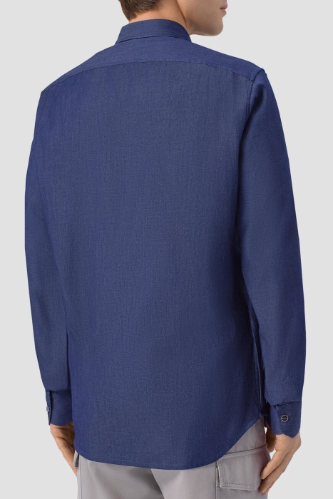 овершот  от бренда kiton вид слева