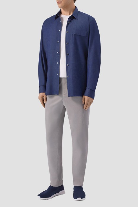 Товар синего цвета с внутренней стороны