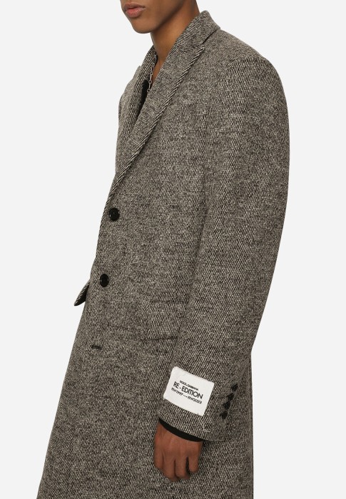 пальто dolce&gabbana из проверенных материалов спереди