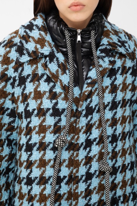 пальто  модель rineke из италии вид сбоку