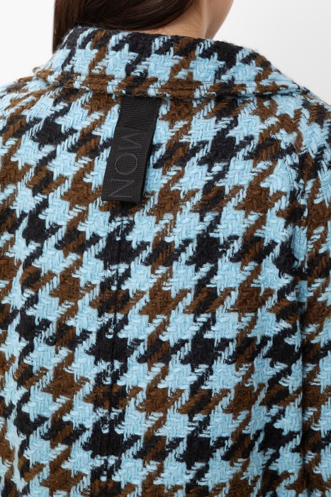 пальто  модель rineke из мохера спереди