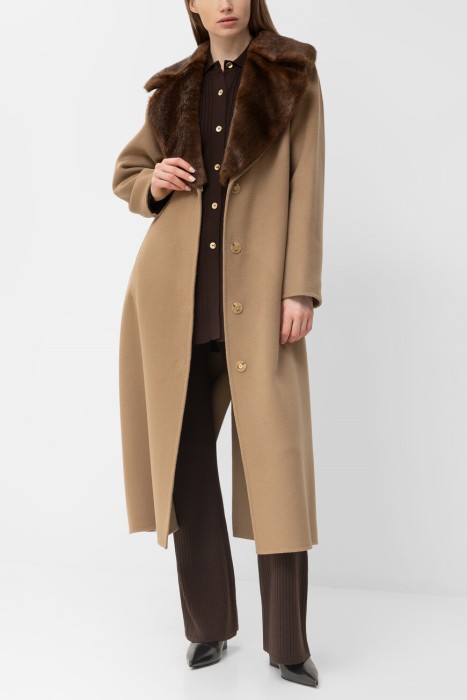 пальто  модель sussulto универсального стиля с лицевой стороны