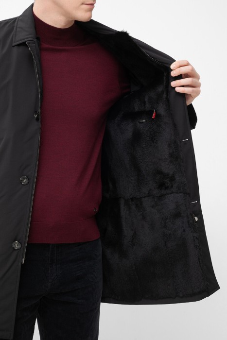 пальто  из шерсти спереди