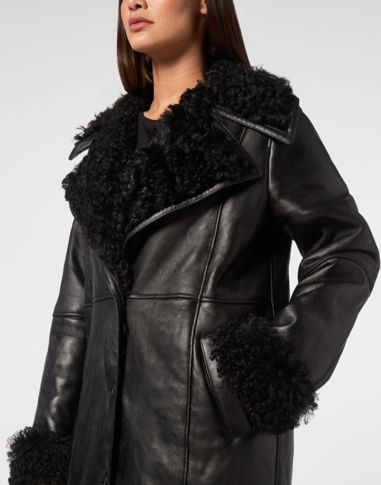 пальто  из проверенных материалов спереди