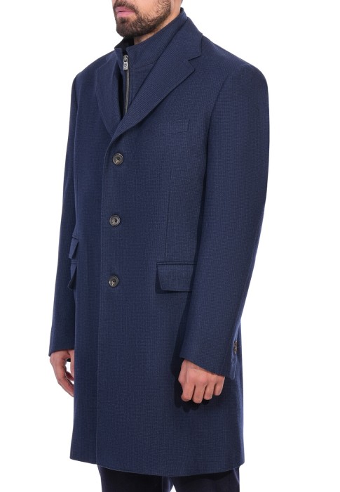 пальто  из италии вид сбоку