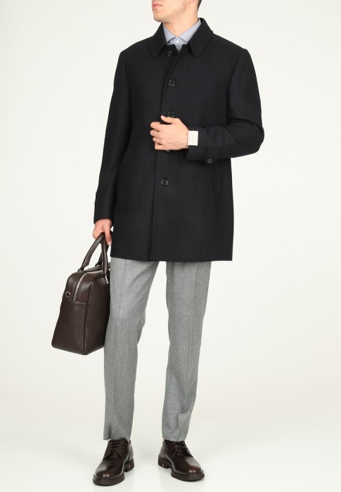 пальто  от бренда corneliani вид слева