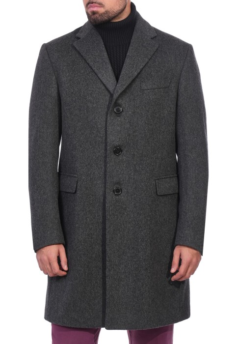 пальто  из италии вид сбоку