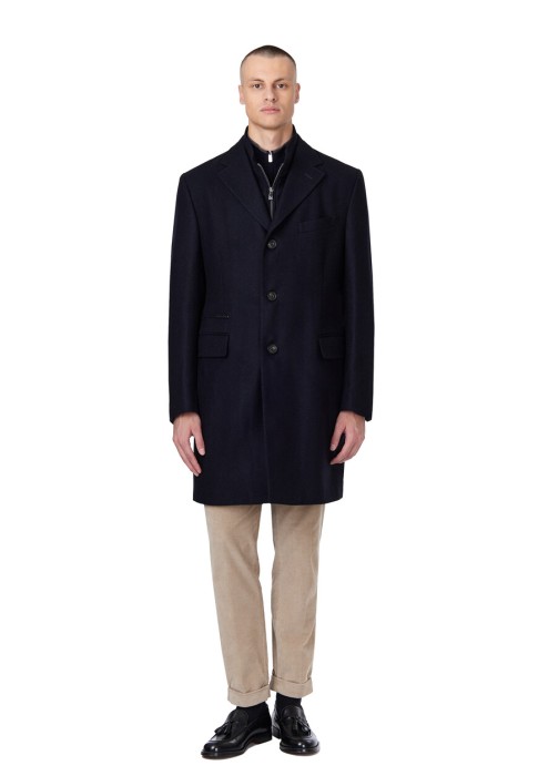 пальто  от бренда corneliani вид слева