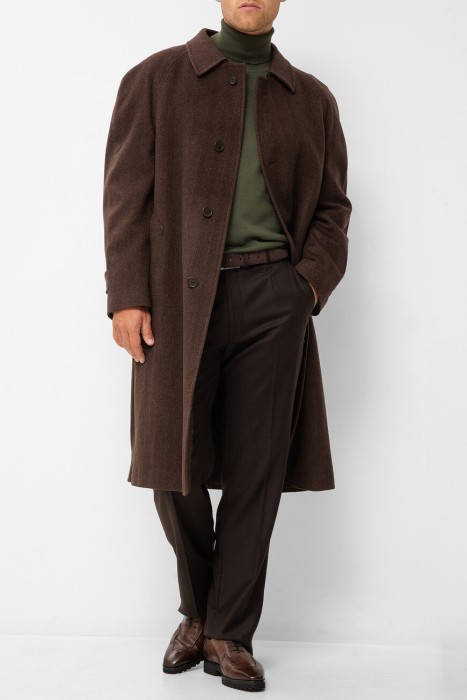 пальто  из шерсти спереди