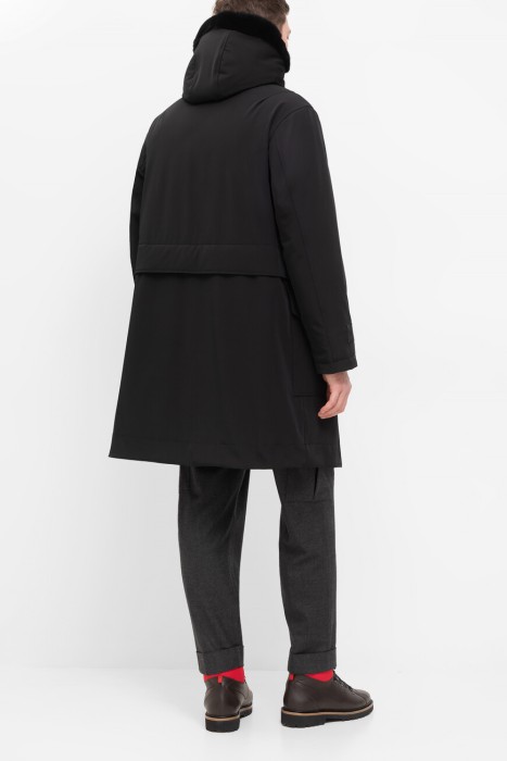 пальто  от бренда kiton вид слева