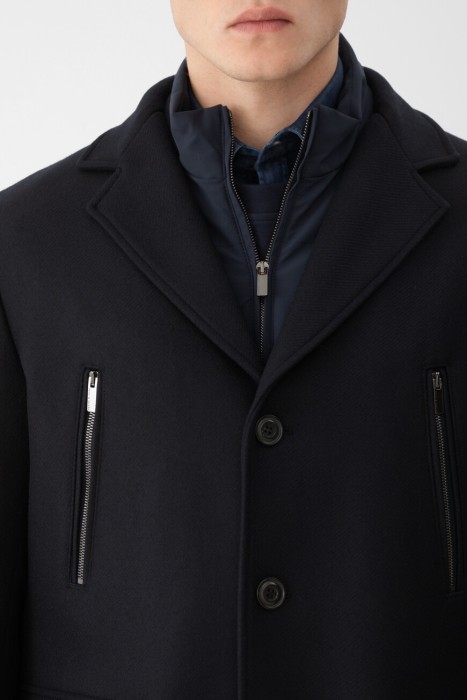 пальто  из италии вид сбоку