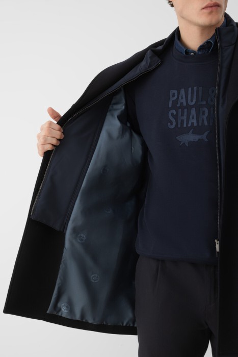 пальто  из шерсти спереди