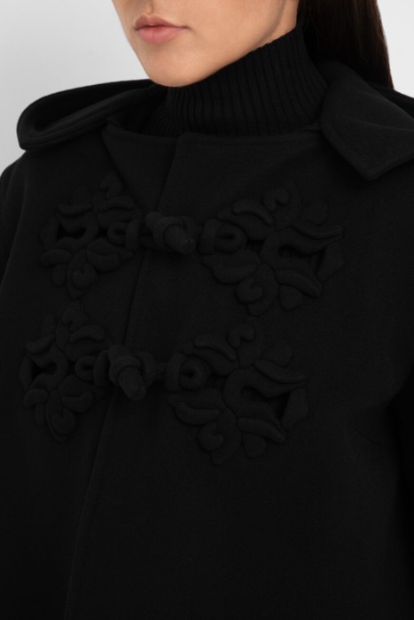 пальто  из италии вид сбоку