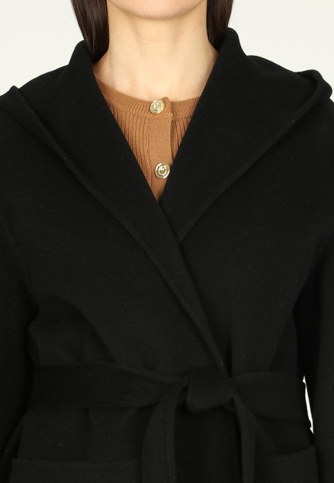 пальто  из проверенных материалов спереди