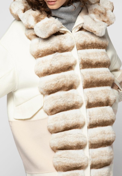 пальто  из проверенных материалов спереди