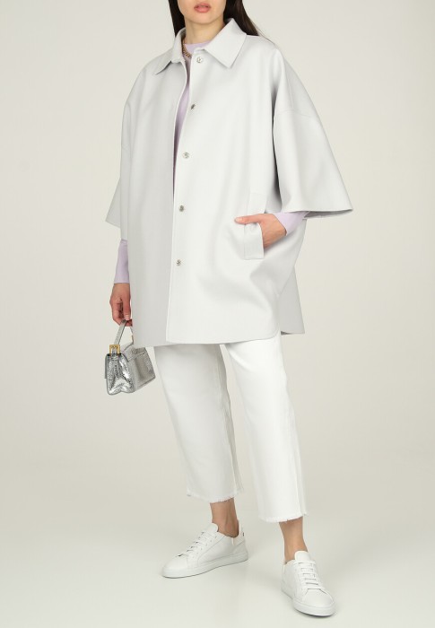 пальто  из италии вид сбоку