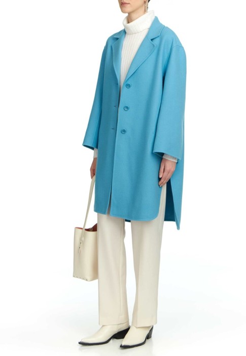 пальто  от бренда ermanno scervino вид слева