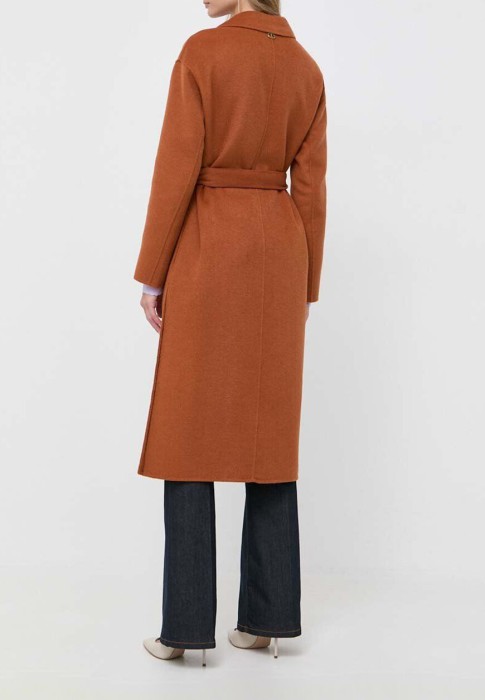 пальто  от бренда twinset milano вид слева