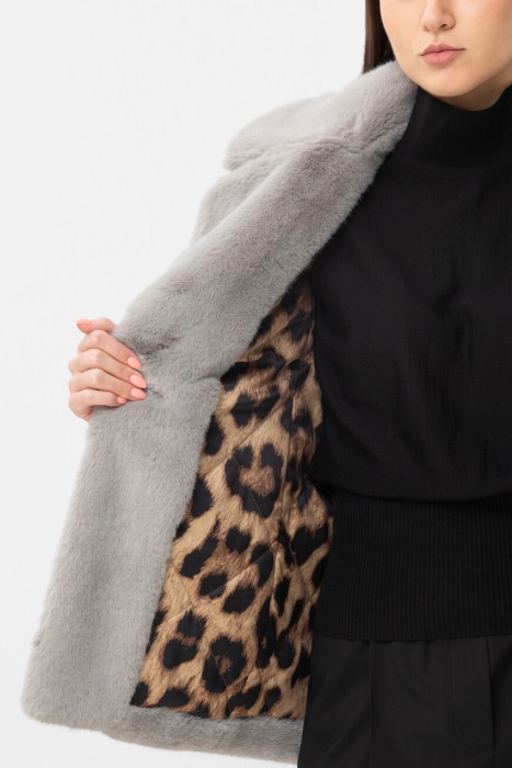 пальто  из полиэстера спереди