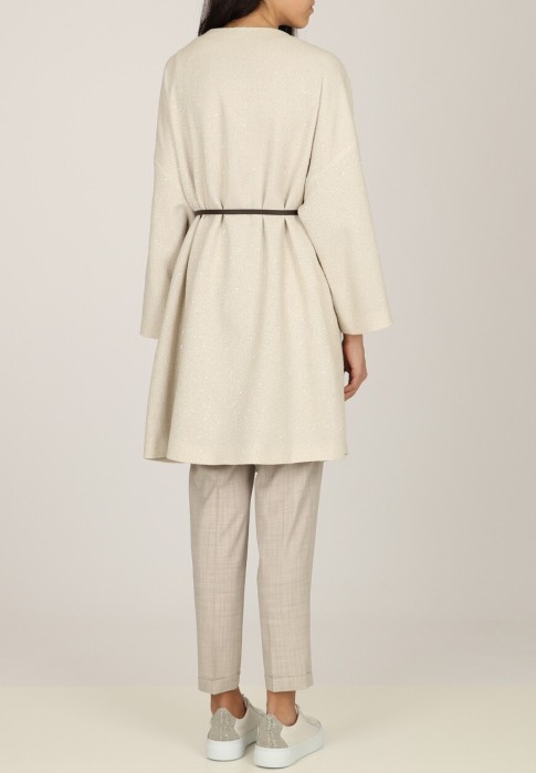 пальто  из италии вид сбоку