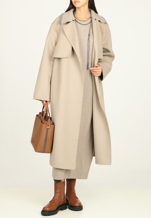 пальто  из италии вид сбоку