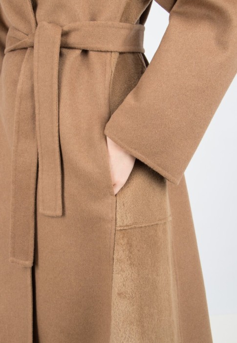 пальто  из проверенных материалов спереди