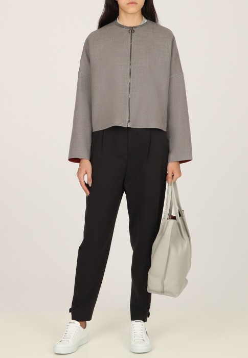 пальто  от бренда fabiana filippi вид слева