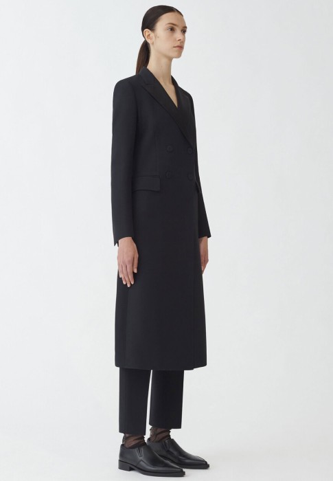 пальто  из италии вид сбоку