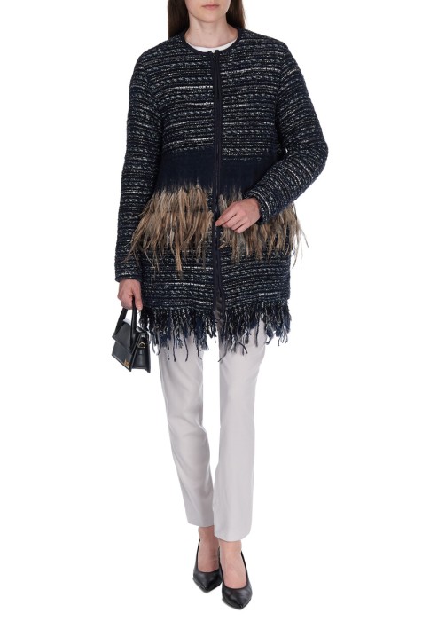 пальто  из италии вид сбоку