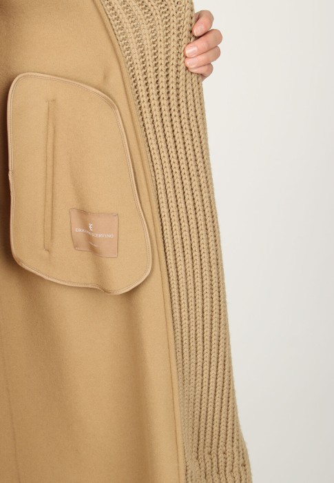 пальто  универсального стиля с лицевой стороны